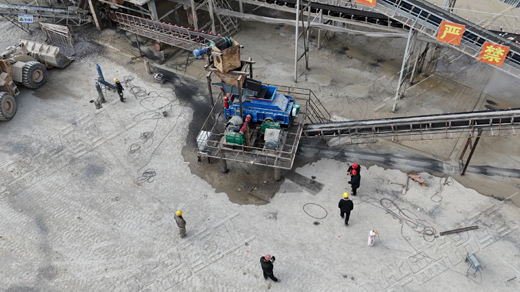 四川眉山1080液壓對輥機瓜米石生產(chǎn)線